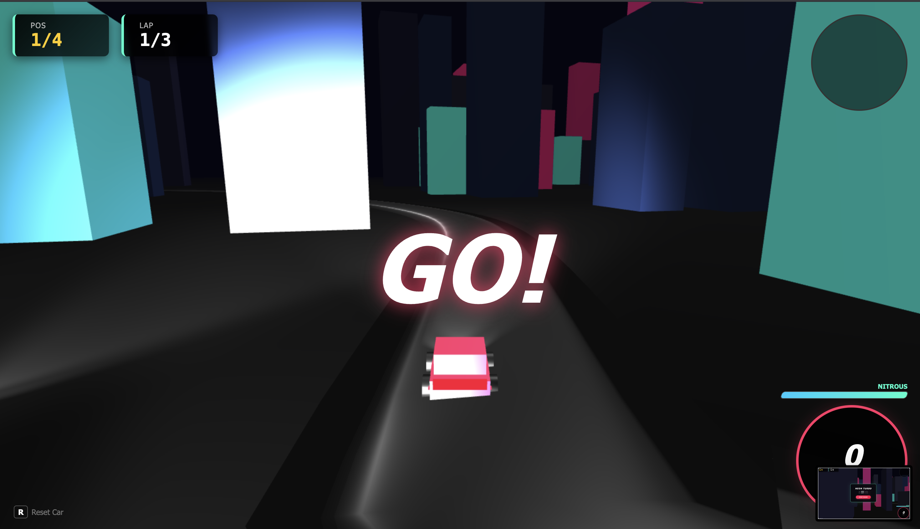Poly City Racer: Turbo screenshot